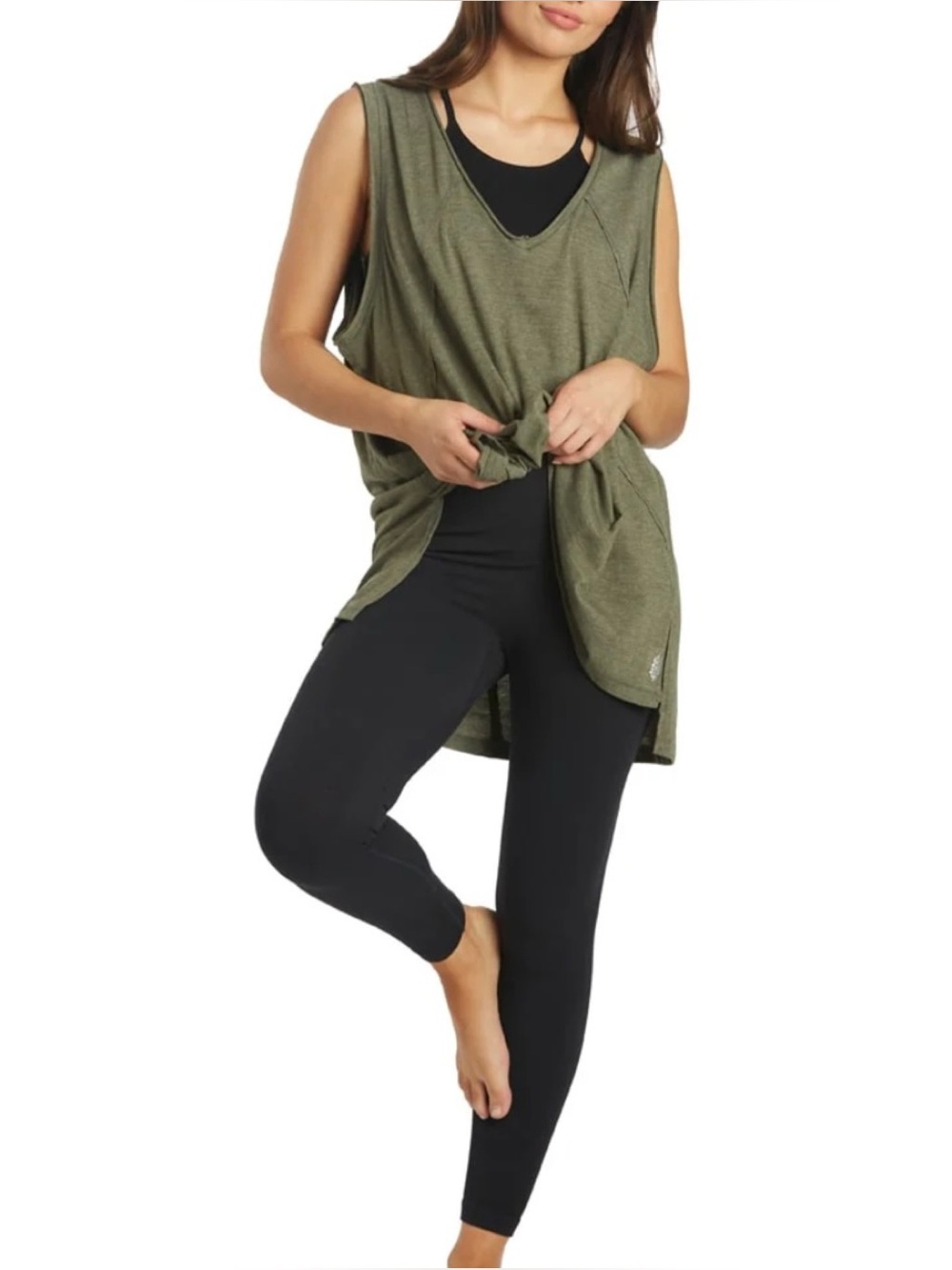 FP Movement City Vibes V-Neck Oversized Tank Top